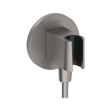 Hansgrohe Fixfit S priključak za tuš crevo sa držačem za tuš crna/hrom