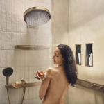 Hansgrohe Rainfinity tuš ruža 360 3 JET sa priključkom, bronza