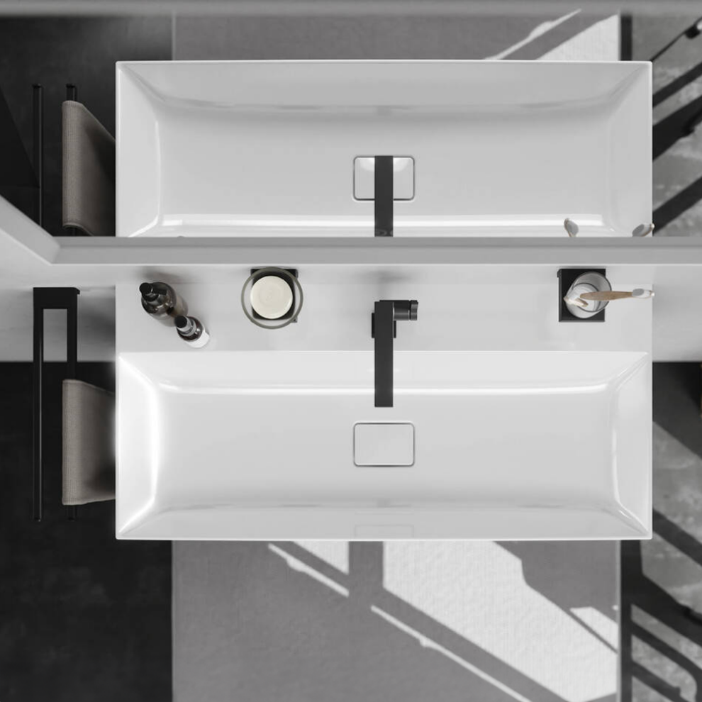 Hansgrohe AddStoris držač za peškire sa dve ručke Matt Black 41770670 ...