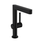 Hansgrohe Finoris slavina za umivaonik 230 visoka sa podsklopom crna mat