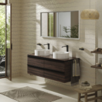 Hansgrohe Vivenis slavina za umivaonik visoka 250 sa podsklopom crna mat