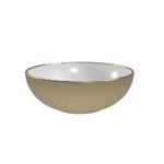 Copen nadgradni lavabo 415x415x155 zlatno beli