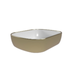 Copen nadgradni lavabo 505x405x140 zlatno beli