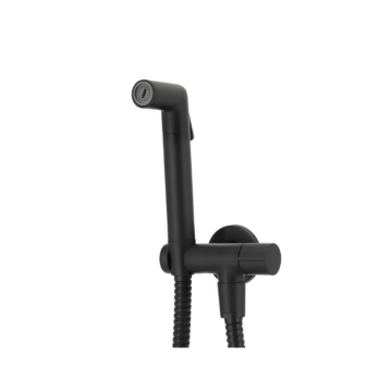 Copen ventil sa držačem za tuš i setom za ispiranje crna mat