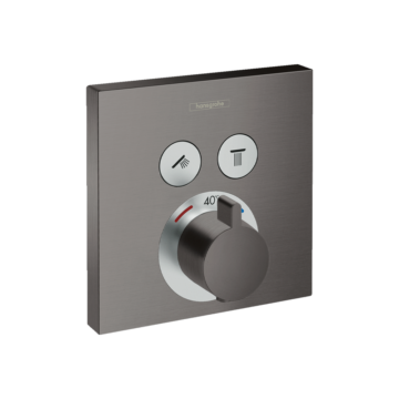 Hansgrohe ShowerSelect mešač termostatski za tuš kadu 2 funkcije crna hrom