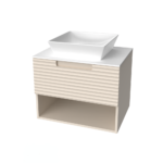 Lavabo sa ormarićem 60 Pino Art Piedra Bež 1005 HOR Compact