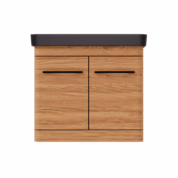 Ormarić sa umivaonikom Black Pino Art Luxor 60 V Drvo