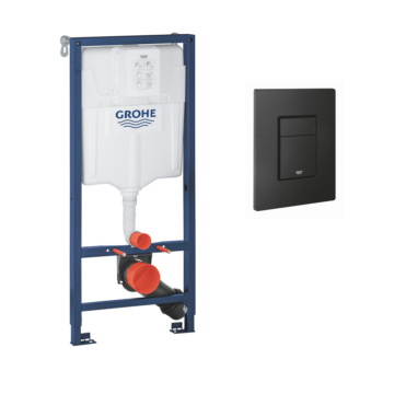 Grohe Rapid Sl ugradni vodokotlić SET sa phantom black tipkom