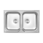 Metalac Aurora 2D dvodelna inox sudopera Ø90