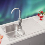 Metalac Aurora jednodelna inox sudopera univerzalna Ø90