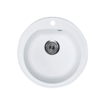 Metalac X Granit Venera 510E granitna sudopera Ø90 sa sifonom Bela