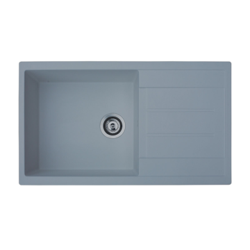 Metalac xAtos Mega granitna sudopera sa sifonom Ø90 Grafit