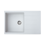 Metalac xAtos Plus granitna sudopera sa sifonom Ø90 Bela