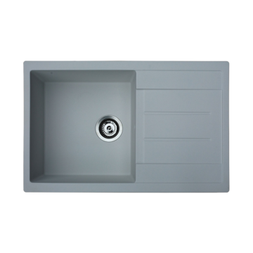 Metalac xAtos Plus granitna sudopera sa sifonom Ø90 Grafit