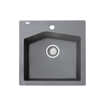 Metalac xLinea 50 granitna sudopera sa sifonom Ø90 Grafitna