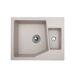 Metalac xLinea M 1.5D granitna sudopera sa sifonom Ø90 Bež