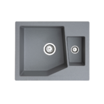 Metalac xLinea M 1.5D granitna sudopera sa sifonom Ø90 Grafitna