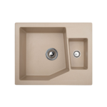 Metalac xLinea M 1.5D granitna sudopera sa sifonom Ø90 Šampanj