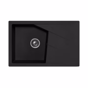 Metalac xLinea Plus granitna sudopera sa sifonom Ø90 Crna