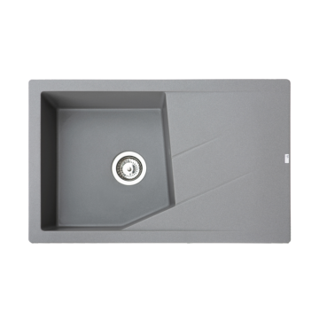 Metalac xLinea Plus granitna sudopera sa sifonom Ø90 Grafit