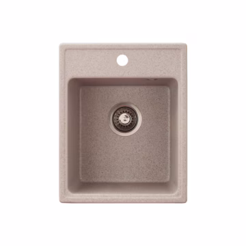 Metalac xQuadro 40 granitna sudopera Ø90 Bež