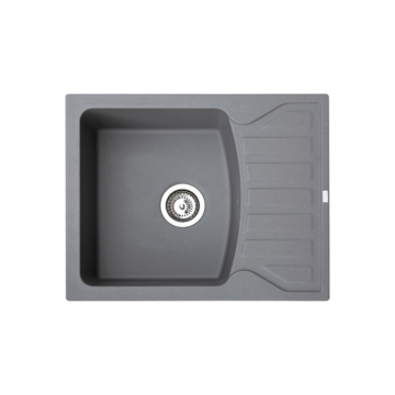 Metalac xQuadro M granitna sudopera sa sifonom Ø90 Grafit