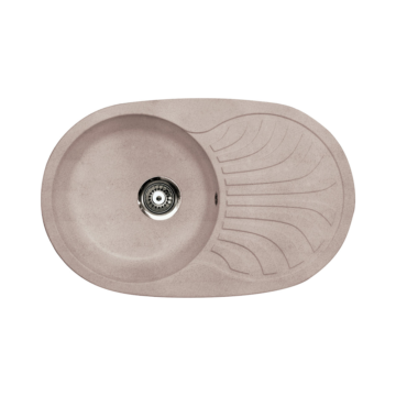Metalac xVenera Plus granitna sudopera sa sifonom Ø90 Bež