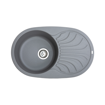 Metalac xVenera Plus granitna sudopera sa sifonom Ø90 Grafit