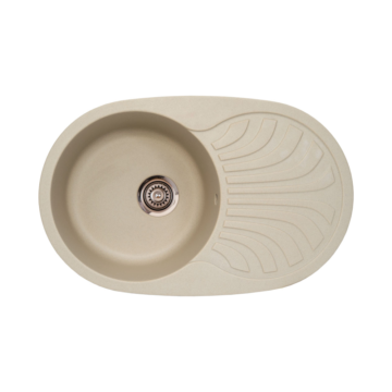 Metalac xVenera Plus granitna sudopera sa sifonom Ø90 Šampanj