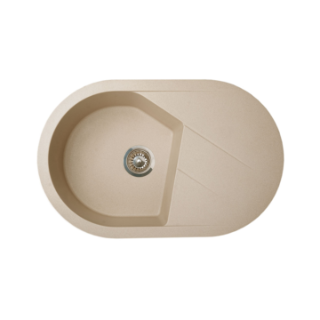 Metalac xVesta Plus granitna sudopera sa sifonom Ø90 Šampanj