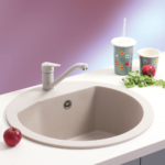 Metalac xVesta granitna sudopera sa sifonom Ø90 Bež