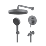 Rosan Gee.O uzidna baterija za tuš kadu sa uzidnim i ručnim tušem JG31701