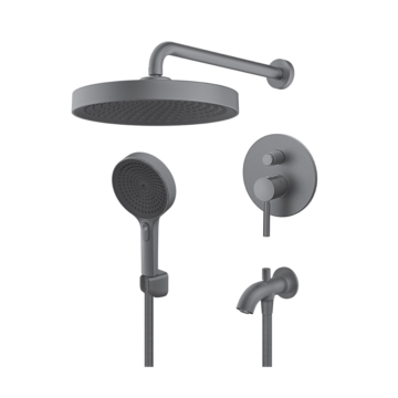 Rosan Gee.O uzidna baterija za tuš kadu sa uzidnim i ručnim tušem JG31701