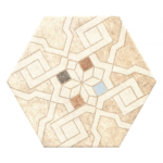Heritage decor 17.5x20 heksagon
