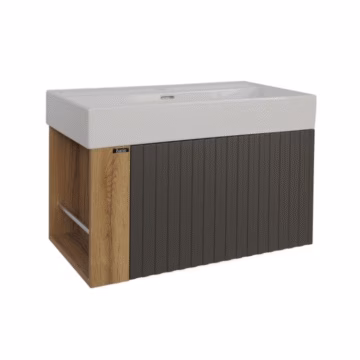 Ormrić sa umivaonikom 80 Ibanio Crea legnano/carbon 14-095