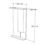 Rovas Duru 50 – gornji deo tehnicki crtez