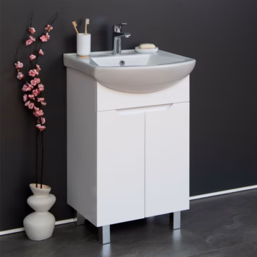 Rovas River 55 PVC beli – donji deo sa umivaonikom