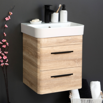 Rovas Round 50 drvo – donji deo sa umivaonikom