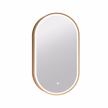 Copen LED ogledalo 50x90 sa alu ramom 40.6mm zlatno C-06-105G