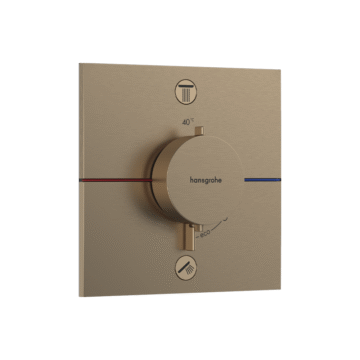 Hansgrohe ShowerSelect Comfort E mešač termostatski za skrivenu ugradnju 2 funkcije bronza