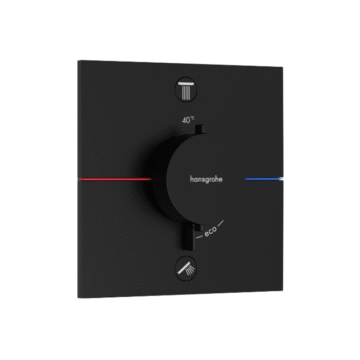 Hansgrohe ShowerSelect Comfort E mešač termostatski za skrivenu ugradnju 2 funkcije mat crni 15572670