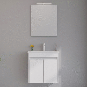 KJ Lova 60 bela matt – set kupatilskog nameštaja