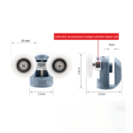 Polukružni tuš paravan Turia R90 RDS065A5M