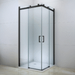 Tuš kabina EX-803 Matt Black 90x90