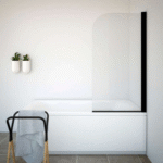 Aquaestil tuš paravan Titan I U crna mat/prozirna 6100381C