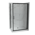 Copen Atlas Pro pravougaona tuš kabina mat crna, staklo 6mm