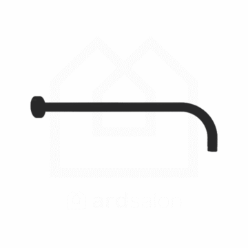 Copen držač tuš ruže zidni mat crni C-05-5150MB