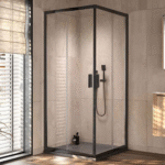 Kolpa San tuš kabina Venus B/1 kvadratna crni profil