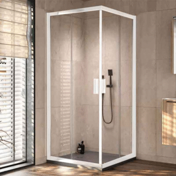 Kolpa San tuš kabina Venus WH/1 kvadratna beli profol