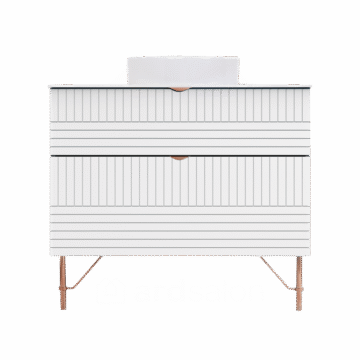 Ormarić sa okruglim umivaonikom Pino Art 90 Line Compact 1101